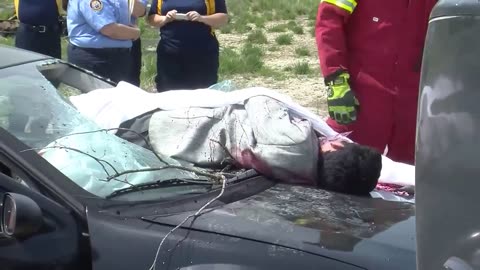 Serious car accident for young men after a concert 