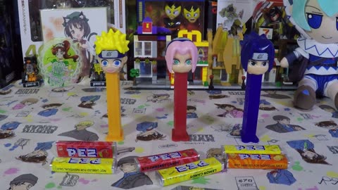 PEZ Naruto dispenser opening