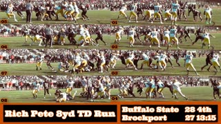Prototype 291: Buffalo State's Rich Pete 8yd TD run vs Brockport