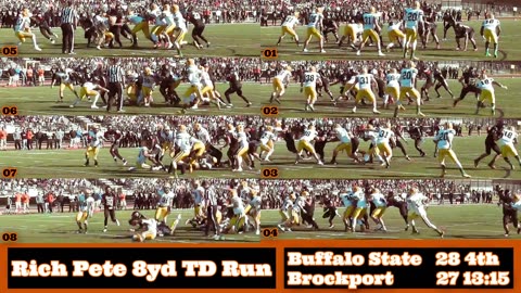 Prototype 291: Buffalo State's Rich Pete 8yd TD run vs Brockport