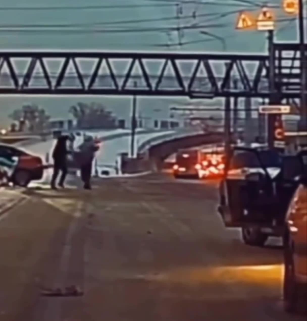 Road accident in Russia