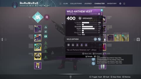 destiny 2 grinding cats and stackin creds