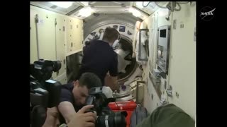 NASA Astronaut Chris Williams Soyuz MS-28 Hatch Opening Nov. 27 2025