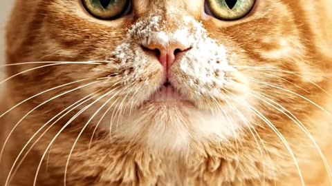 The Fat Cat's 'Regret' After the Flour Attack (Pure Melodrama)