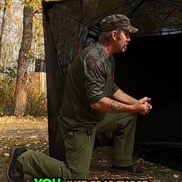 Easiest Pop-Up Tent EVER! Setup in Seconds! #livingoffgrid #huntingblind