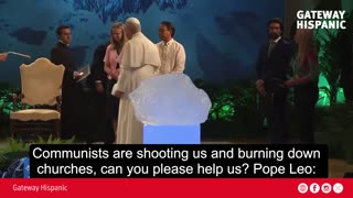 Pope Leo XIV blesses a block of ice and sparks outrage: spirituality or political theater?