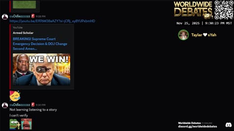 0190 WIDESTREAM - Worldwide Debates - YouTube/Twitch/Rumble