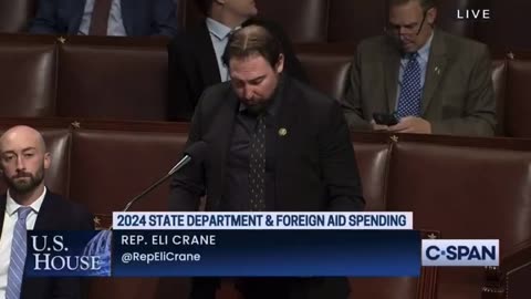 Flashback to Rep Eli Crane Calling to Cut USAID Funding in Half