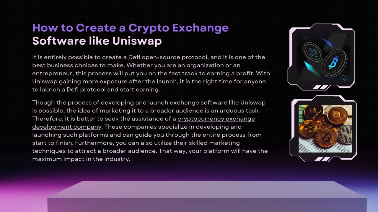Create a Cryptocurrency Exchange Software Like Uniswap