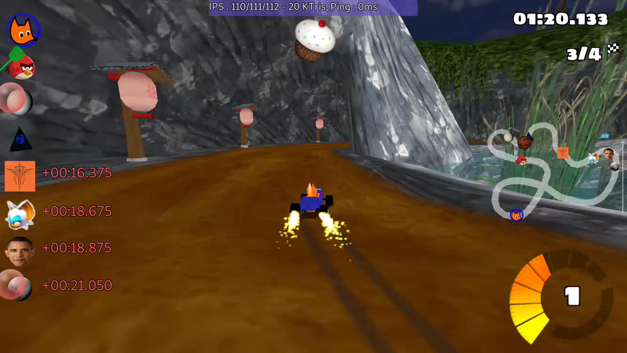 SuperTuxKart But Is Firefox