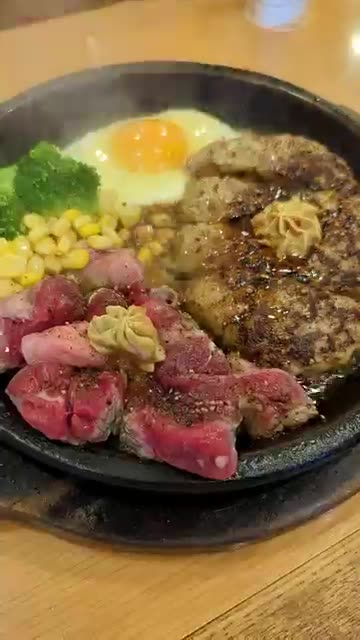 Sizzling Japanese Hamburg Steak & Eggs 🍳🔥 | Pepper Lunch Tokyo Japan 🇯🇵