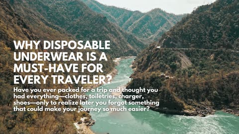 Travel Hygiene Made Easy ✈️ Trawee Disposable Underwear for Men & Women