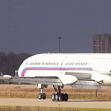 Tupolev Tu-154B2, a piece of Soviet history still in service for VIP and troop transport.