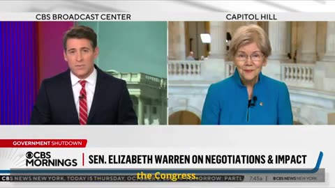 ‘Flat-Out Lie!’ Warren Cuts Off CBS Anchor Pushing Her on Trump Shutdown ‘Talking Point’