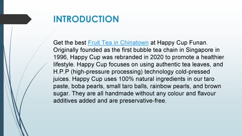 Get the best Bubble Milk Tea in Chinatown