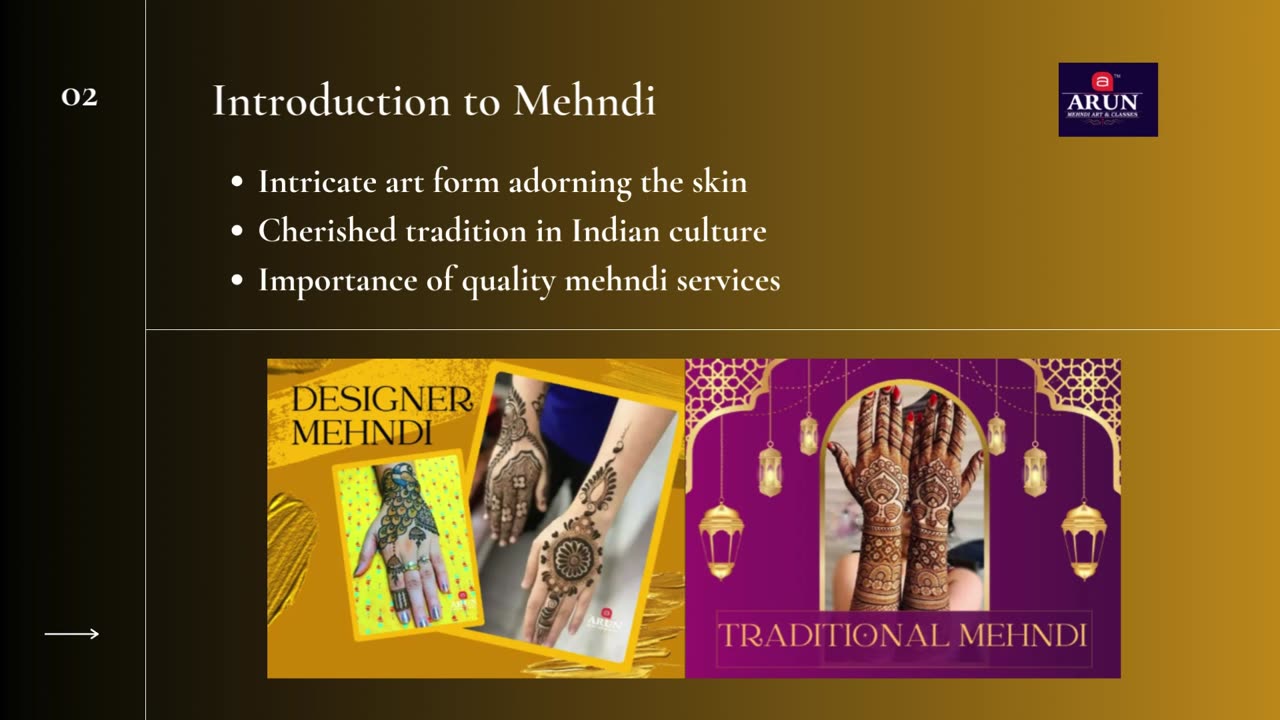 Top Mehndi Services – Arun Mehndi Classes