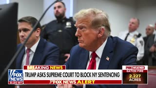 Trump asks Supreme Court to block sentencing in NY case