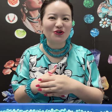 20251020-08 Natural Sterling Turquoise Spacer Beads Decorate Glowing