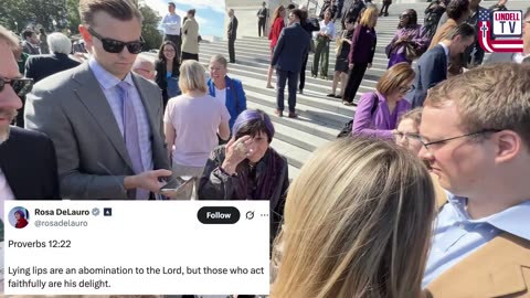 Democrat Rep. Rosa DeLauro MELTS DOWN on Capitol Steps When Confronted About Illegals and Healthcare