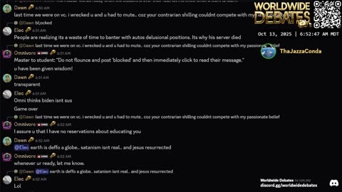 0111 WIDESTREAM - Worldwide Debates - YouTube/Twitch/Rumble