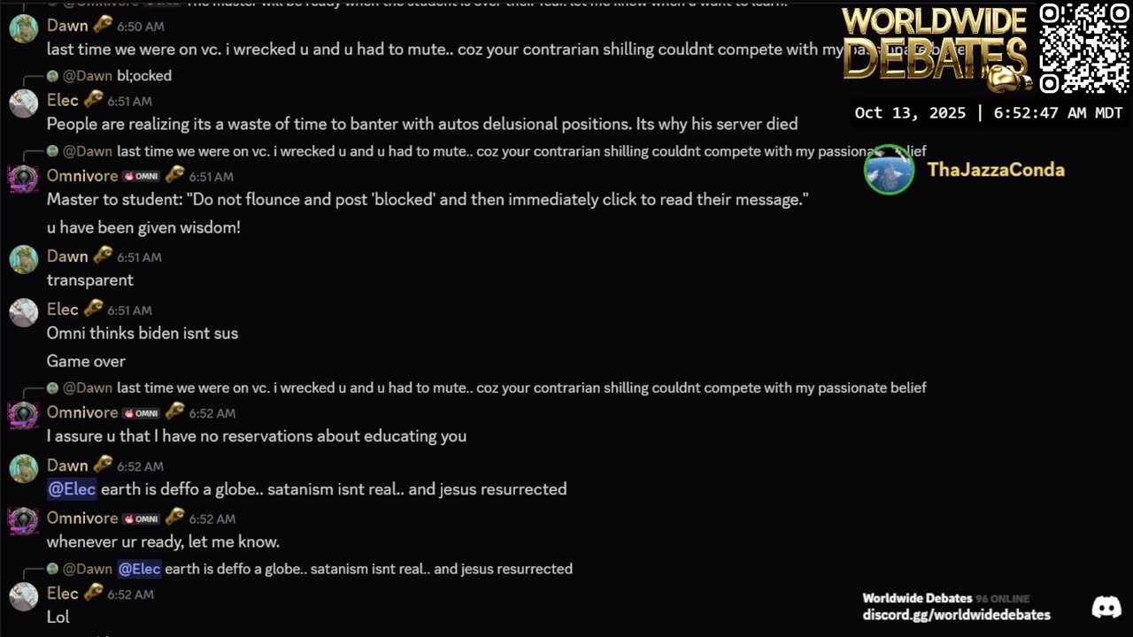 0111 WIDESTREAM - Worldwide Debates - YouTube/Twitch/Rumble