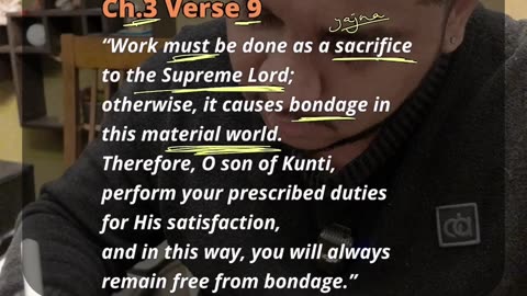 Krishna explains how to generate the BEST KARMA (Daily Gita Study Day 116)