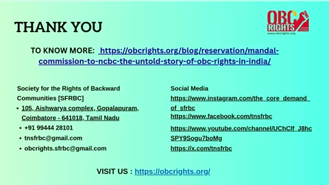Mandal Commission to NCBC: The Untold Story of OBC Rights in India