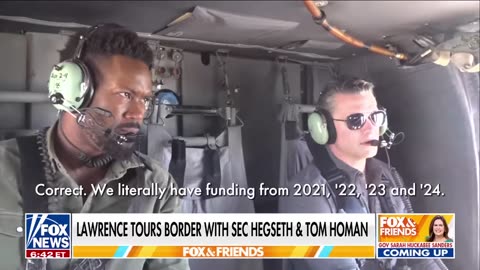 'FIRED UP': Lawrence Jones at southern border with Pete Hegseth, Tom Homan