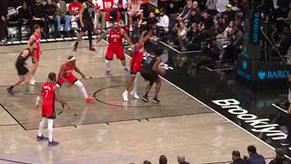 NBA - AMEN THOMPSON SENDS IT BACK WITH AUTHORITY!