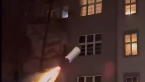 Muslims burn children, apt building