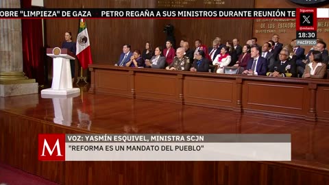 La reforma judicial "pone el ejemplo al mundo de democratizar al Poder Judicial”: Yasmín Esquivel