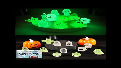 Luminous Micro Landscape Halloween Pumpkin Ghost Ornaments DIY Kit Resin Decoration Outdoor Review