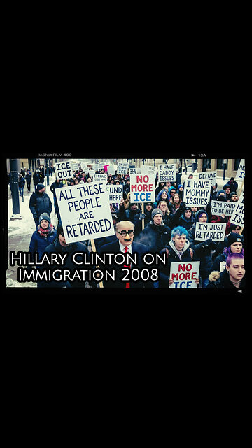 Postcard From 2008-Hillary Clinton Tough On Immigration-Democrats Cheer-What A Difference