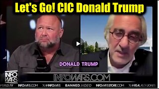 Alex Jones & Pascal Najadi: Trump CIC, WEF Whistleblower Has Q, Freakout On-Air!