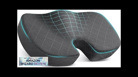 Seat Cushion Memory Foam Cushion for Office Chair Car Seat Airplane Review