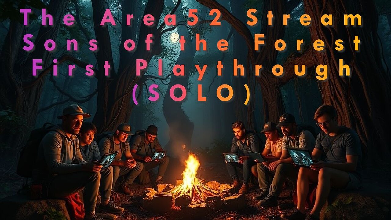 Sons of the Forest 1st playthrough - The Area52 Live Stream