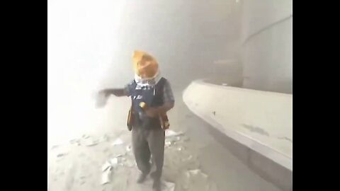 RARE FOOTAGE of an actual Live Action Role Player [LARP] on 9/11