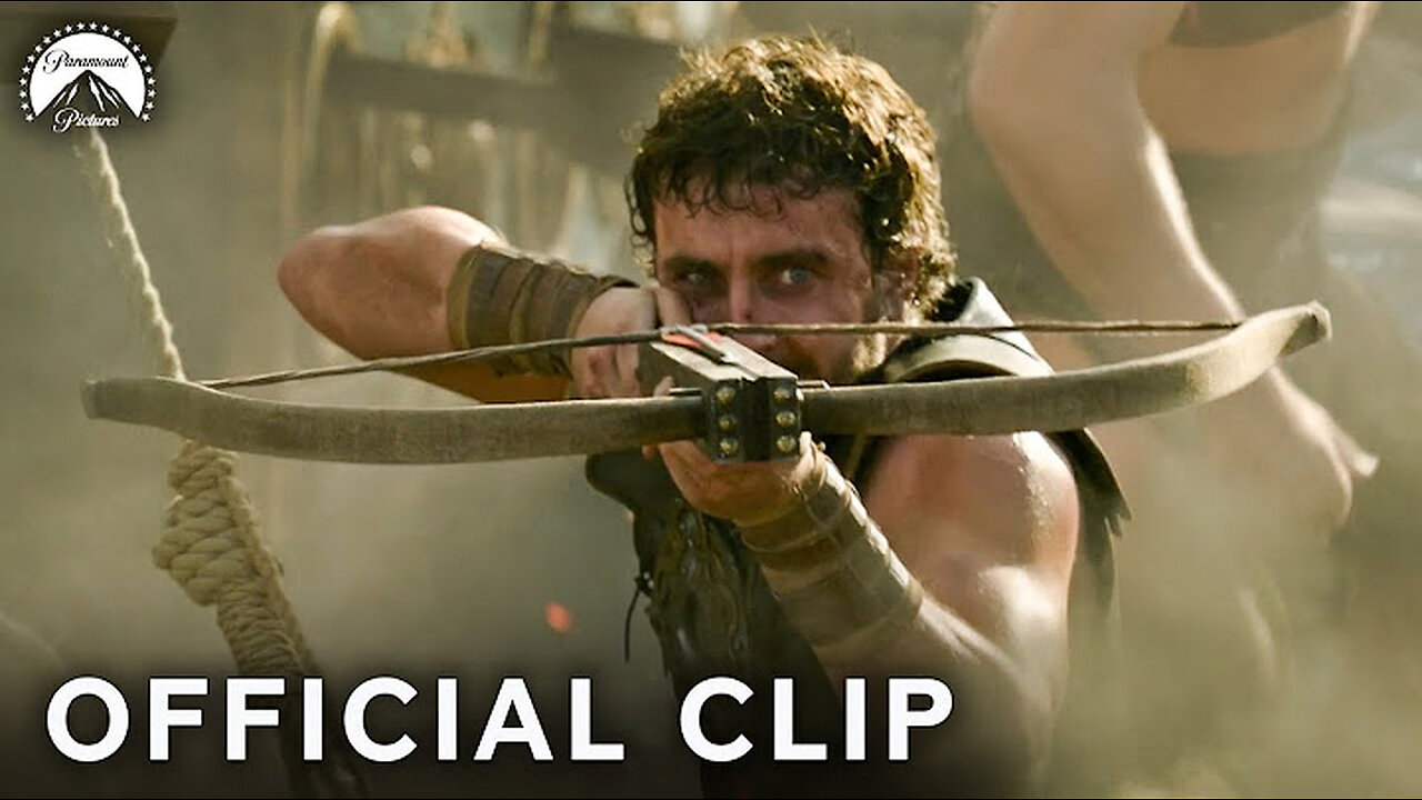 Gladiator II | Boat Battle ft. Paul Mescal | Paramount