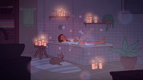 bath / shower music to relax before bedtime or after a stressful day 🚿 relaxing lofi sleep beats 💤