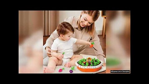 Baby Montessori Toys For Toddler Toys Educational Colorful Shape Toy Pull Carrot Review