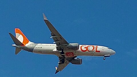 Boeing 737 MAX 8 PS-GPM coming from Rio de Janeiro to Fortaleza