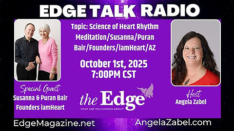 Science of Heart Rhythm Meditation, with Puran and Susanna Bair, co-founders of iamHeart