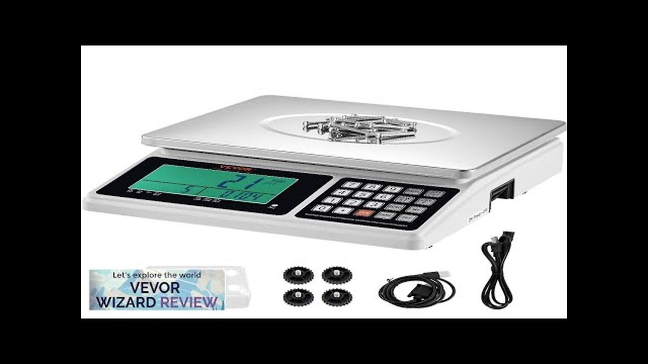 VEVOR Industrial Counting Scale 30 kg x 1 g Digital Scale Review