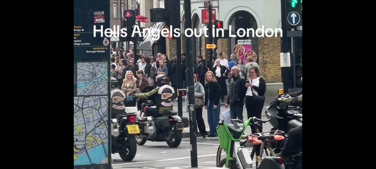 HELLS ANGELS IN LONDON LAST SATURDAY