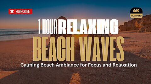 1 Hour of Ocean Waves for Relaxation and Sleep