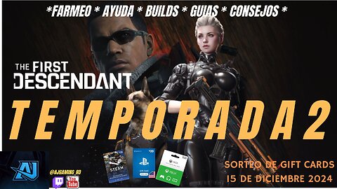 🎁SORTEO DE GIFT CARDS🎁ULTIMO DIA #thefirstdescendant DESPUES #waframe #sorteo #giveaway