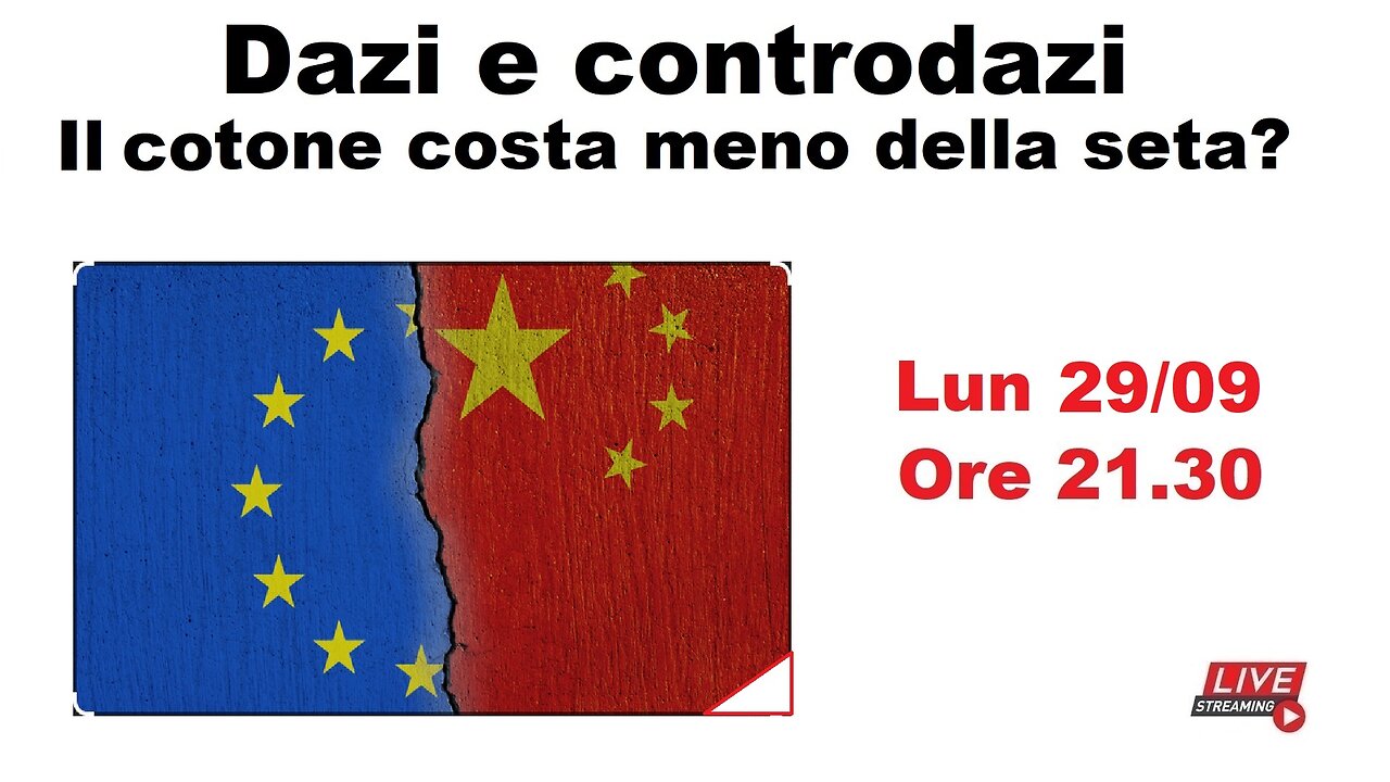 Dazi e controdazi - Il cotone costa meno della seta?
