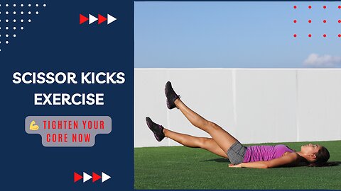 Scissor Kicks Exercise | Core Strength & Lower Abs Workout
