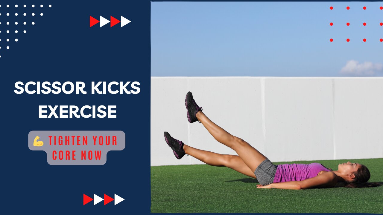 Scissor Kicks Exercise | Core Strength & Lower Abs Workout
