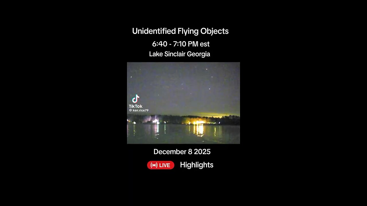 Several Sightings Seen In Sin Clair Georgia ⚪️🤍